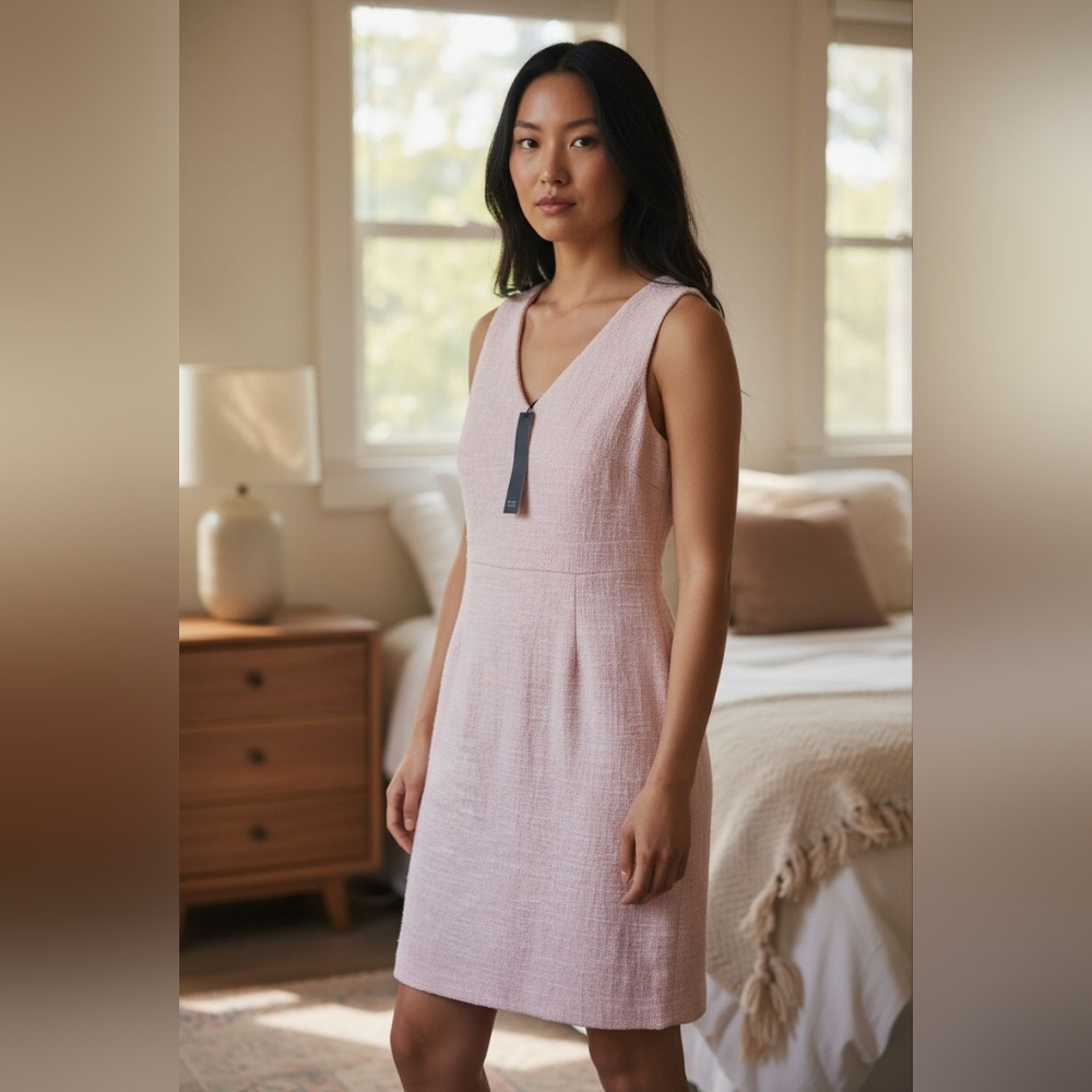 Nicole Miller elegant Pink Sleeveless Dress